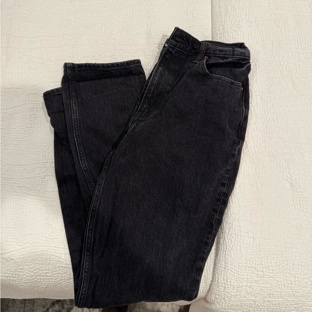 Abercrombie & Fitch Women's High Rise Jeans - Black